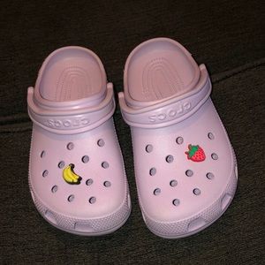 Lavender crocs